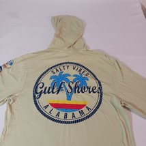 Miami Style Gulf Shores Men's Yellow Combed Cotton Hoodie Pullover Sweatshirt L image 14