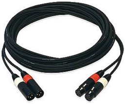 Whirlwind MK4PP02 Stereo 2ft Dual XLR microphone Audio Cable Perfect Pair - $1,197.80 MXN