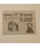 Chronicle of the Old West February 2006 The Indians in Arizona - $143.54 MXN