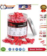 T-Tap Spade Wire Connectors - 120PCS Self-Stripping Electrical Kit for 2... - $350.61 MXN