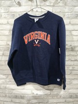 Vtg Russell Athletic Virginia Cavaliers Sweatshirt Youth XL Navy Pullove... - $437.67 MXN