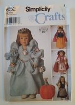 Simplicity Crafts Sewing Pattern Doll Clothes Costumes 8252 Shirley Botsford - £6.25 GBP