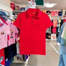 Rumi + Ryder Boys Red Polo Shirt Short Sleeve Performance Stretch Pocket... - $17.82