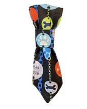 Bougie Pets Bows Paw Prints And Bones Doggie Tie Over The Collar New - $5.00