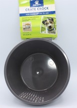 Top Paw Crate Crock For Dogs Up to 75 LBS - 20 FL OZ Food Water Bowl for Kennel - £5.33 GBP