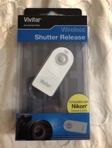 Vivitar Wireless Shutter Release Infrared Remote Control Compatible with Nikon - £7.88 GBP