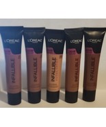 L&#39;Oreal Infallible Total Cover Full Coverage 24hr Foundation - CHOOSE YO... - £7.45 GBP