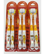 Lot of 3 Garfield + Odie Brush Buddies Soft Toothbrushes Kids Adults - €17,00 EUR