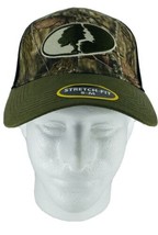 Mossy Oak Mens Stretch Fit S-M Mesh Trucker Camouflage Hat Cap - $9.49