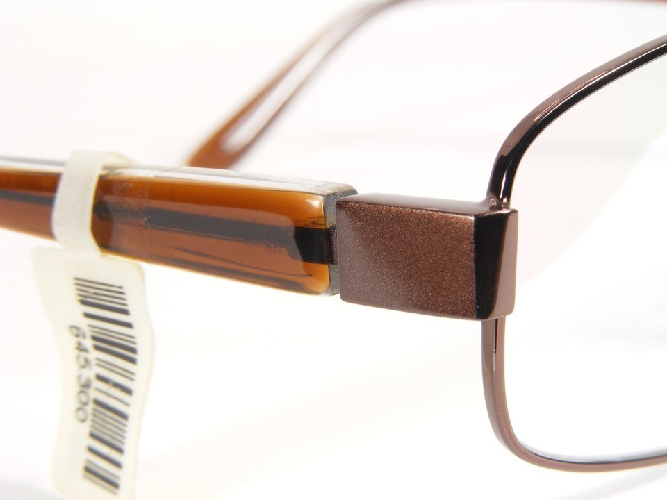 893 C2 Brown UNIQUE EYEGLASSES GLASSES METAL FRAME 55-19-140mm Item image 6