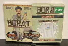 2007 BORAT Promo 2pak - DVD w/special T-shirt. HTF, New-Sealed - $19.79