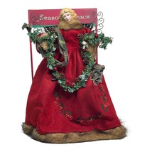 Cracker Barrel Christmas Season of Piece Angel Tree Topper Beautiful Holiday - £21.93 GBP