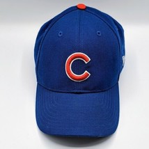 Chicago Cubs Wool Blend Blue Hat Cap Twins Hook Loop Closure Adjustable MLB - $12.86