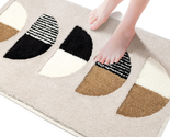 Non-Slip Bath Mat, Luxury Soft Absorbent Plush Microfiber, Washable Boho... - $43.45