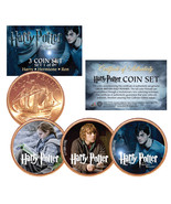 Harry Potter DEATHLY HALLOWS Colorized British Halfpenny 3-Coin Set (Set... - £7.48 GBP