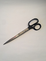 Vintage Clauss of Fremont 9" straight shears/sewing scissors #3769 image 1