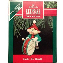 Hallmark Keepsake 1992 Christmas Ornament &quot;Hark! It&#39;s Herald&quot;  NIB - £11.93 GBP