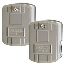 2 Pcs Well Pump Pressure Switch 40-60 PSI, Adjustable Differential, 1/4"... - $18.95