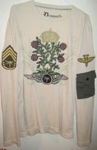 Dragonfly Clothing Company Long Sleeve Thermal Sweater Military Shirt Sz M - £33.65 GBP