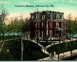 Governor&#39;s Mansion Jefferson City Missouri MO UNP Unused DB Postcard H2 - £2.75 GBP