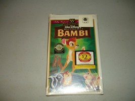 SEALED Bambi: 55th Anniversary Walt Disney&#39;s Masterpiece (VHS, Limited, 1997) - £6.32 GBP