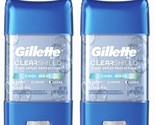 2 PACKS Of  Gillette Antiperspirant and Deodorant Clear Gel Cool Wave,  ... - $14.99