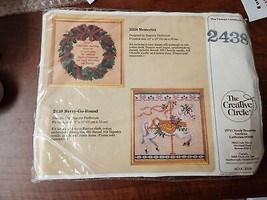 The Creative Circle Counted Cross Stitch Kit Merry-Go-Round 2438 - $8.90