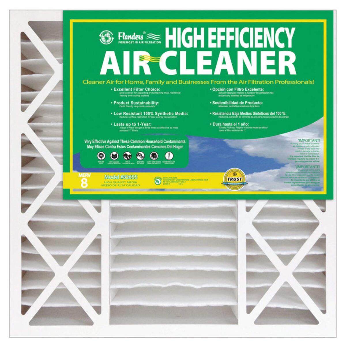 Precisionaire #82655.0452025 20x25x4-3/8 Air Filter - $82.23