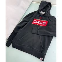 Vintage Nike Hoodie Center Swoosh Canada Large L Y2K Pullover Hockey Swe... - $59.37
