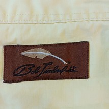 Bob Timberlake Build To Last Men's Yellow Cotton Short Sleeve Pockets Size Large image 5