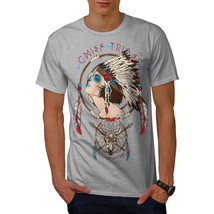 Wellcoda Chief Girl Art Fashion Mens T-shirt, Leader Graphic Design Prin... - $18.61+