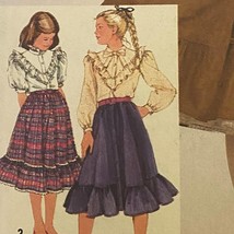 Simplicity 6045 Sewing Pattern 1983 Size 8 Bust 27 Vintage Girls Blouse ... - $9.87