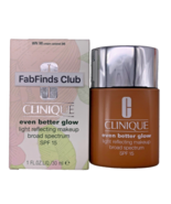 Clinique Even Better Glow Light Reflecting Makeup WN 98 Cream Caramel Fu... - £11.81 GBP