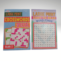 Crosswords Special and Word-Finds | Large Print Kappa Puzzle Books Vol. 77 &amp; 94 - £3.88 GBP
