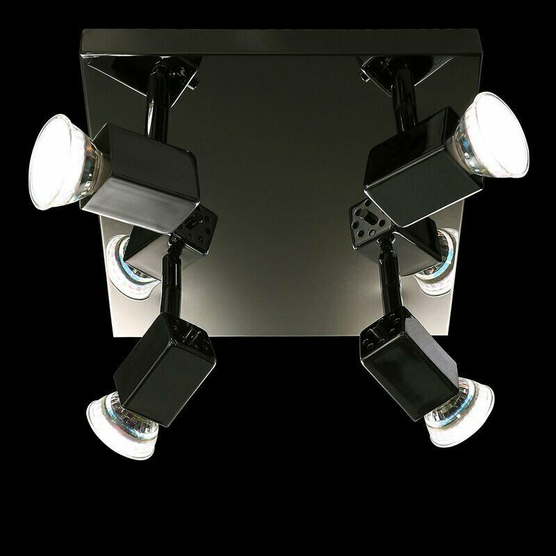 Primary image for Elegant 4 light modern square spotlight in polished chrome by Endon Lighting