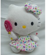 TY Beanie Baby HELLO KITTY W/ LOLLIPOP 6&quot; Plush STUFFED ANIMAL Toy - $20.90 CAD