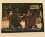 Star Trek TNG Profiles Trading Card #51 Engineer Geordi La Forge Levar B... - $1.97