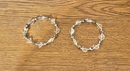 2 Fashion Jewelry Handmade Bracelets Slipover Wrist Stretchy Elastic - $5.00