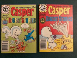 Casper Digest Stories   Lot of 2 -  No. 2 / No. 3    Harvey Digest Mags - $12.46 CAD