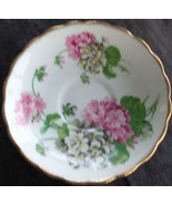 Vintage Rosina Bone China Saucer - VGC - England - BEAUTIFUL FLORAL PATTERN - £9.37 GBP