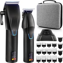 Zesuti Professional Hair Clippers &amp; Trimmer Set for Man with Charging, Black - £51.50 GBP
