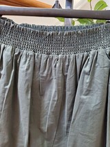 14th &amp; Union Women&#39;s Gray 100% Cotton Comfort Waist A-Line Skirts Size Small - £18.42 GBP