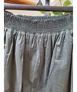 14th &amp; Union Women&#39;s Gray 100% Cotton Comfort Waist A-Line Skirts Size S... - $23.00