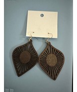 Simple Bohemian Style Wooden Jewelry Trendy Female Earrings - $8.91