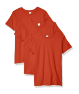 Marky G Apparel Unisex Jersey Short-Sleeve Crewneck T-Shirt 3 Pack Orang... - $220.89 MXN