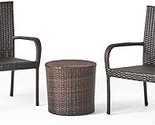 Christopher Knight Home Charleston Patio Furniture 3 Piece Outdoor Wicke... - $609.99