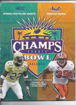 2004 Champs Sports Bowl Game Program Georgia Tech Syracuse - £66.90 GBP