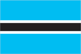 Botswana Flag - 4x6 Inch - $3.99