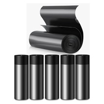 100 Pc 4 Gallon Black Trash Bags Kitchen Small Garbage Rubbish Drawstrin... - $14.99