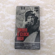 Twelve O&#39;Clock  High VHS 1985 Gregory Peck Hugh Marlowe Gary Merrill - £7.04 GBP